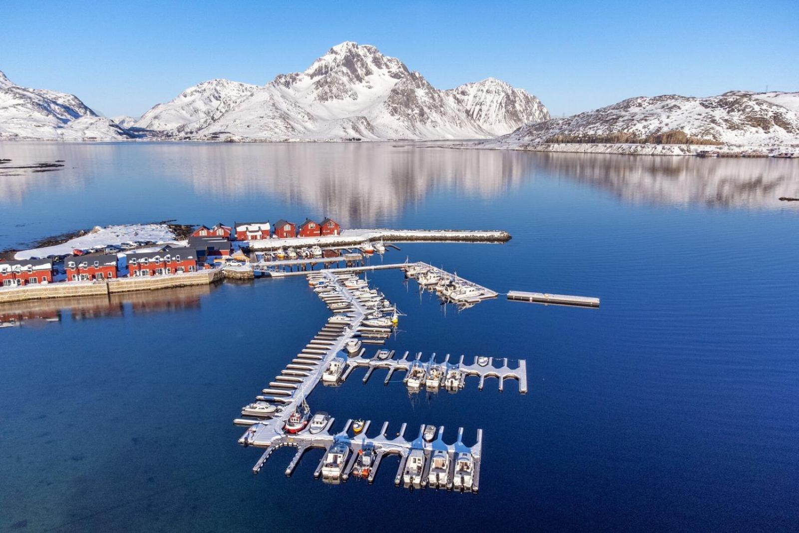 Nappstraumen Seafront Cabin, Lilleeid 68 Gravdal  Esterno foto