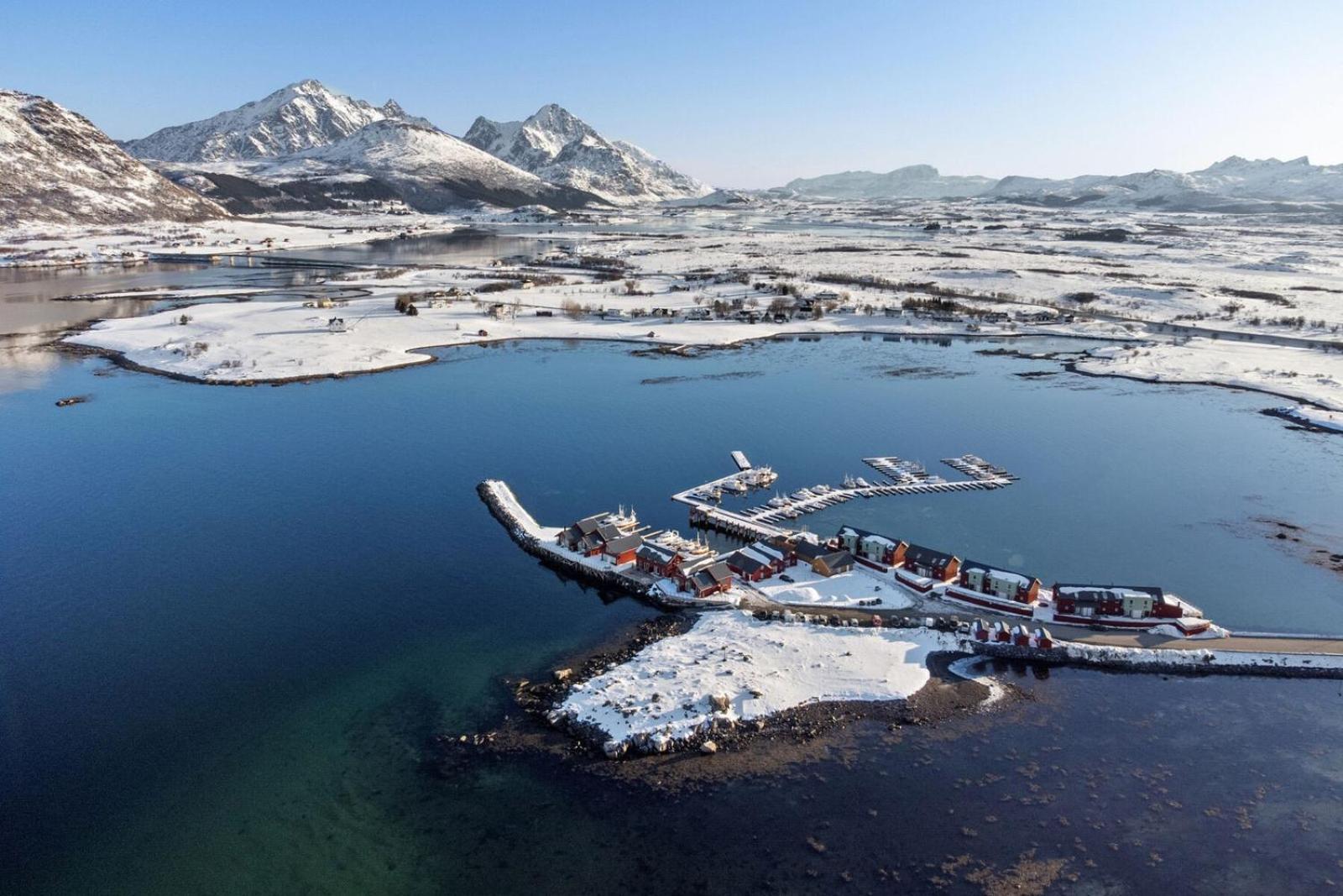 Nappstraumen Seafront Cabin, Lilleeid 68 Gravdal  Esterno foto