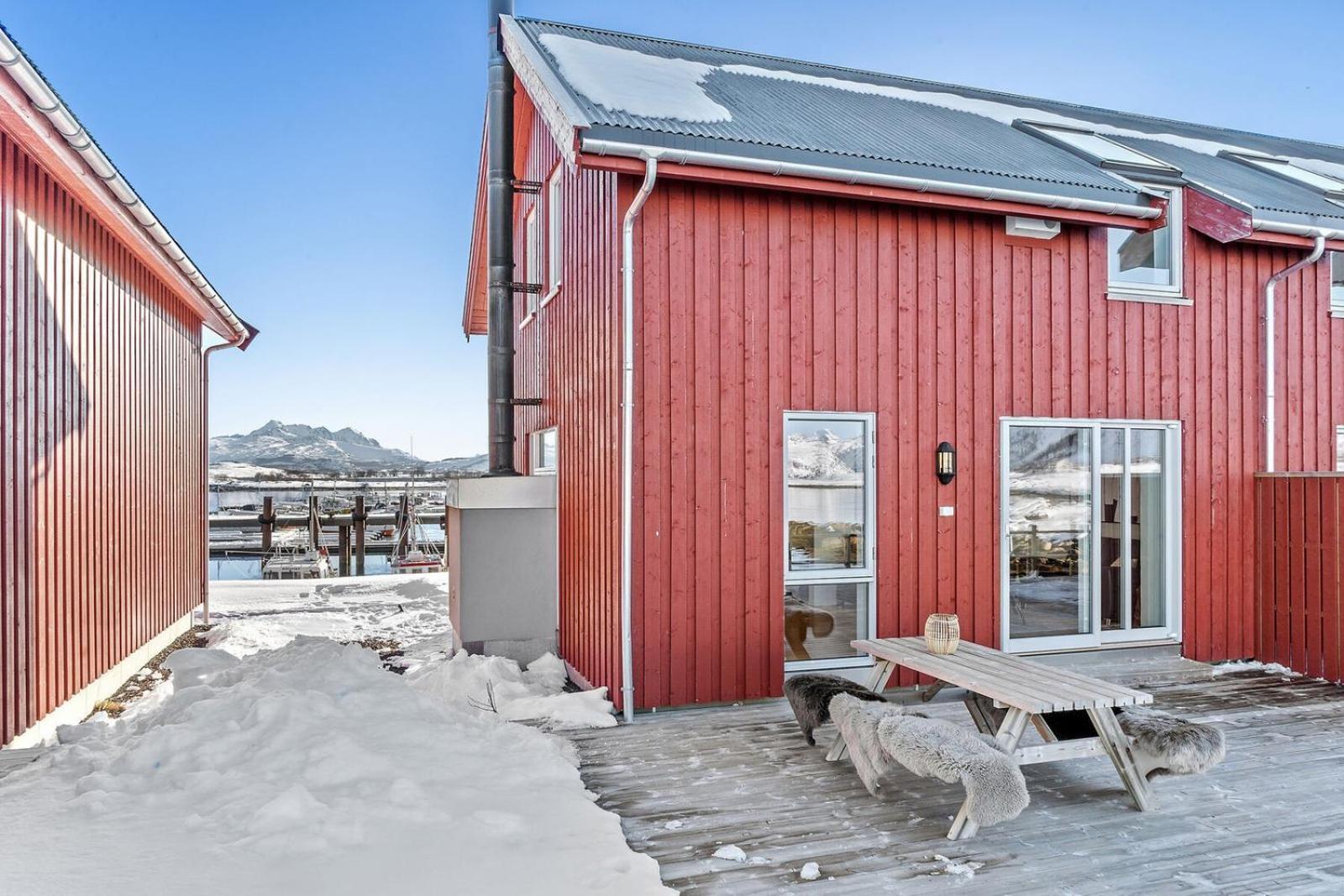 Nappstraumen Seafront Cabin, Lilleeid 68 Gravdal  Esterno foto